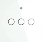 3 kanālu viedais sienas slēdzis (bez N vada), balts, ZigBee, TUYA - Image 3