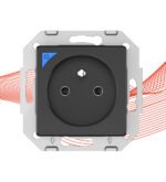 PSMART RM viedā Wi‑Fi kontaktligzda ar enerģijas mērījumu (melna, bez rāmja) TUYA - Image 2