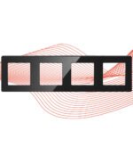 PSMART četrkāršs rāmis ar melnu stiklu RM sērijas ierīcēm - Image 2