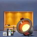 LED griestu lampa 6W 60° RGB+CCT melna GL sērija ZigBee (HUE/TUYA) - Image 4