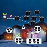 LED griestu lampa 6W 60° RGB+CCT melna GL sērija ZigBee (HUE/TUYA) - Image 5