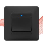 PSMART slēdzis 1 ķēdes RM melns ZigBee TUYA - Image 3