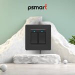 PSMART slēdzis 2 ķēdēm RM melns ZigBee TUYA - Image 2