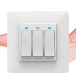 PSMART slēdzis 3 ķēdes RM balts ZigBee TUYA - Image 2