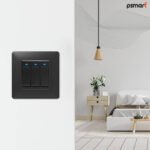 PSMART RM viedais slēdzis 3 ķēdes, melns (ZigBee 3.0, TUYA) - Image 4