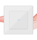 PSMART skārienslēdzis 1 ķēdes, balts stikls (RM sērija), ZigBee 3.0, TUYA - Image 2