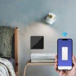 PSMART skārienslēdzis 1 ķēdes (RM sērija) – melns stikls, ZigBee 3.0, TUYA - Image 5