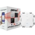 PSMART skārienslēdzis 1 ķēdes balts stikls RM sērija ZigBee TUYA (modulis bez rāmja)