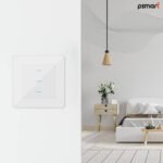 PSMART skārienslēdzis 1 ķēdes balts stikls RM sērija ZigBee TUYA (modulis bez rāmja) - Image 5