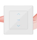 PSMART rullo žalūziju kontrolieris balts stikls RM ZigBee TUYA - Image 2