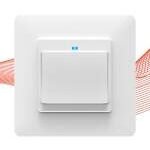 PSMART RM sērijas viedais sienas slēdzis 1 ķēde, balts (WiFi, TUYA) - Image 2