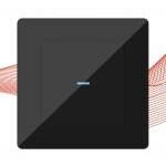 PSMART skārienslēdzis 1 ķēdes melns stikls RM sērija WiFi TUYA (modulis bez rāmja) - Image 2