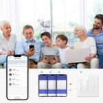 PSMART RM sērijas 3 ķēžu skārienslēdzis (balts stikls) WiFi TUYA - Image 3