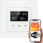 PSMART uzlādējams termostats 16A balts RM WiFi TUYA