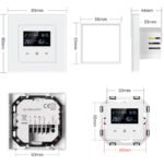 PSMART uzlādējams termostats 16A balts RM WiFi TUYA - Image 5
