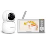 HELLOBABY video bērnu monitors 4,3" (2,4 GHz FHSS, IR nakts redzamība, VOX, 2000 mAh)