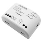 TUYA viedais slēdzis/relejs 1 kanāls DIY Wi‑Fi + RF 433MHz, 10A, AC 85–250V (sausais kontakts)