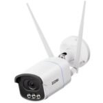 Viedā āra akumulatora kamera 8MP ar AI, Tuya (Wi‑Fi/4G), IP66