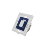 SmartWise T61 UNI Zigbee 3.0 + RF 433MHz viedais sienas slēdzis (1 grupa), universāls vadu pieslēgums, bez priekšējā paneļa