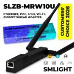 SMLIGHT SLZB-MRW10U daudzradio PoE adapteris (Zigbee/Thread/Matter, izvēles Z-Wave 800), melns - Image 5