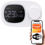 Viedais sienas termostats (NO/NC/COM) ar Wi‑Fi – TUYA/Smart Life (TR021)