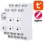 OXT ZigBee 3.0 viedais 5 kanālu releju kontrolieris (DIN, 5×16A, bezpotenciāla COM/NO, Tuya/Smart Life)