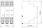 OXT ZigBee 3.0 viedais 5 kanālu releju kontrolieris (DIN, 5×16A, bezpotenciāla COM/NO, Tuya/Smart Life) - Image 3
