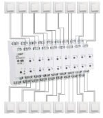 OXT Inteliģentais 16 kanālu releju kontrolieris (DIN) Wi‑Fi Tuya/Smart Life, 16A/kanāls - Image 4