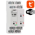 OXT Inteliģentais 5 kanālu Wi‑Fi releju kontrolieris (Tuya/Smart Life), 16A/kanāls, DIN sliede, bezsprieguma kontakti