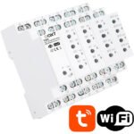 OXT Inteliģentais releju kontrolieris 16 kanāli Wi‑Fi (Tuya/Smart Life), DIN sliede, 16A/kan.