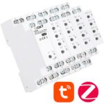 OXT Inteliģentais 16 kanālu releju kontrolieris ZigBee (Tuya/Smart Life), DIN sliede, 16A/kanāls, Dry Contact