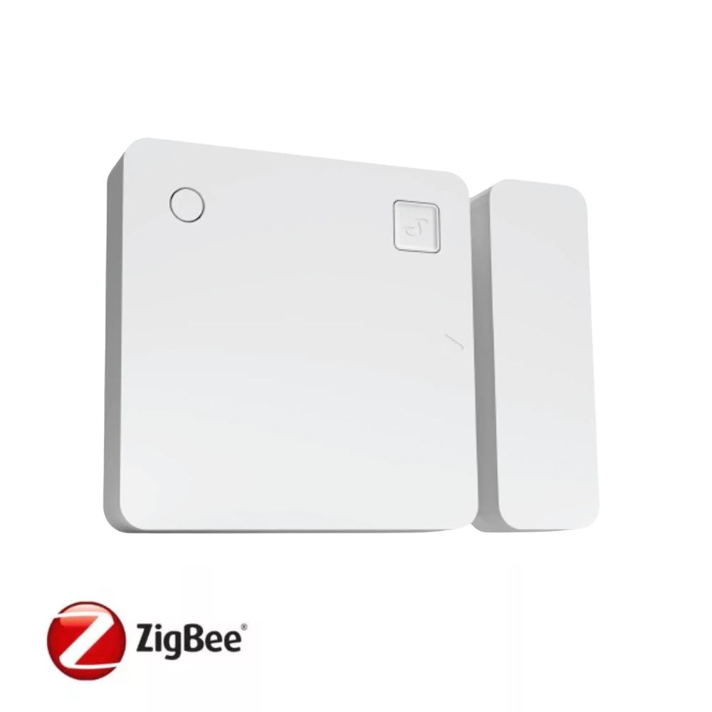 Shelly BLU Door/Window ZB – durvju/logu atvēršanas un slīpuma sensors ar gaismas sensoru (Bluetooth + Zigbee), balts