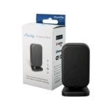 Shelly Presence Gen4 – mmWave klātbūtnes un gaismas sensors (Zigbee, Wi‑Fi, Bluetooth, Matter), melns