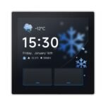SONOFF NSPanel Pro Gen2 Smart Home Control Panel – sienas vadības panelis ar 2 kanālu releju, Wi‑Fi, Zigbee, Matter, Bluetooth (balts) - Image 2