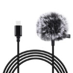 Puluz PU425 piespraužams kondensatora mikrofons ar USB-C, 1,5 m
