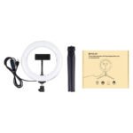 Puluz PKT3073B 20 cm LED riņķa lampa ar statīvu un telefona turētāju - Image 3
