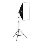 Puluz studijas apgaismojuma komplekts ar softboksu 50 x 70 cm, statīvu un 30 W LED spuldzi PU5070EU - Image 2