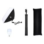 Puluz studijas apgaismojuma komplekts ar softboksu 50 x 70 cm, statīvu un 30 W LED spuldzi PU5070EU - Image 3