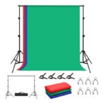 Puluz PKT5204 foto studijas fona sistēma 2 x 2 m ar 3 foniem