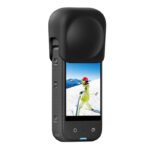 Puluz silikona objektīva aizsargvāciņš Insta360 X3 kamerai, melns - Image 4