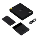 Powerbank Baseus Blade 20000mAh 100W (2xUSB-A, 2xUSB-C) ar USB-C–USB-C kabeli, melns - Image 9