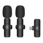 Puluz PU3151B bezvadu lavalier mikrofons ar USB-C uztvērēju