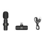Puluz PU3151B bezvadu lavalier mikrofons ar USB-C uztvērēju - Image 2