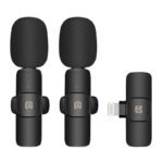 Puluz PU3150B bezvadu lavalier mikrofona komplekts ar Lightning savienojumu