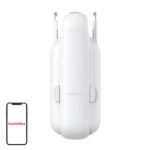 SwitchBot Curtain U Rail 3 aizkaru motors U tipa sliedēm, balts
