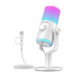 Maono DM30RGB Gaming Microphone (White) - Image 3
