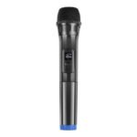 Bezvadu dinamiskais UHF mikrofons PULUZ PU628B ar 3,5 mm uztvērēju, melns