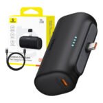 Powerbank Baseus Compact 5000mAh 20W USB-C (melns) - Image 9