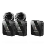 Bezvadu lavalier mikrofona komplekts PULUZ 2 TX + 1 RX