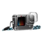 PULUZ aizsargmaciņš ar objektīva vāciņu un kakla siksnu GoPro HERO 9 / 10 / 11 / 12